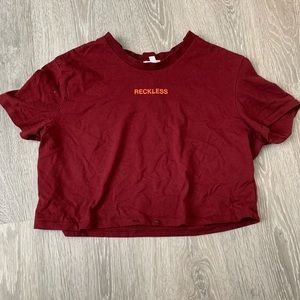 T-shirt crop tops